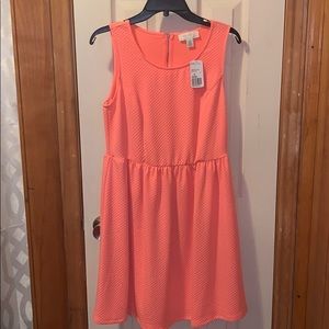 Neon Coral Forever 21+ Dress